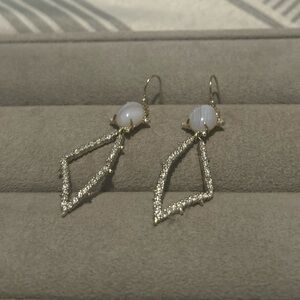 Alexis Bittar two-tone Spiked Wire drop Earrings